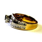 14k yellow gold 1.20ct VS1-SI2 G diamond semi mount engagement ring 6.5g estate — photo 8
