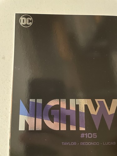 Nightwing 105 Big Time Collectables Blue Foil Cardstock Variant Cover DC Comics - Picture 7 of 10