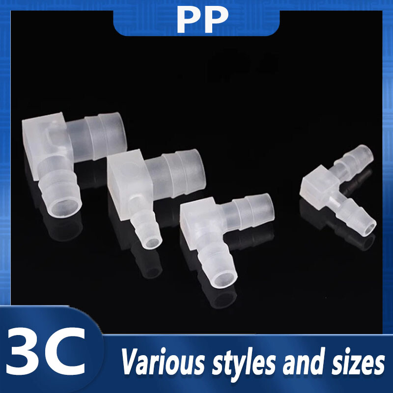 Conector de tubería de manguera de codo tipo L 90 montaje de plástico reductor/igual