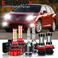 Fit Toyota Venza 2009-2012 Hidled Headlight Highlow Beam Fog Light Bulbs Kit