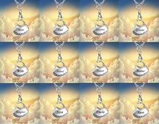 New Heart Forever in my Heart Cremation Urn Keepsake Ashes Memorial Necklace