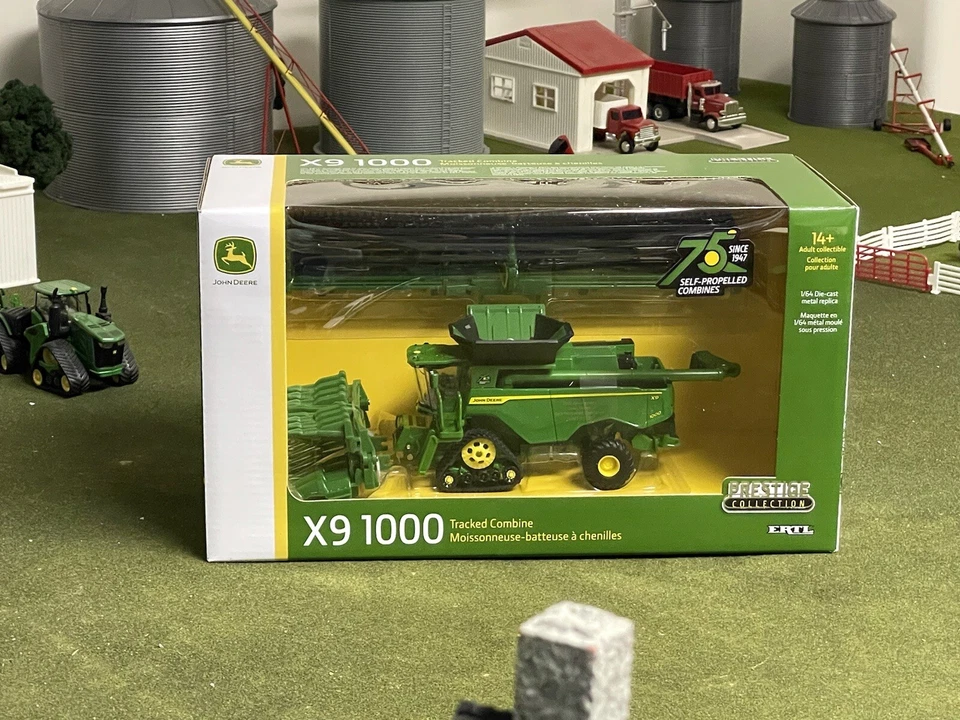 1/64 ERTL John Deere X9 1000 75th Anniversary Tracked Combine - Just Released FS - Image 4 of 4