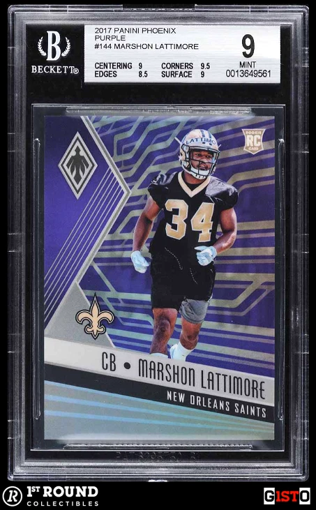 Marshon Lattimore Panini Phoenix #144 Purple