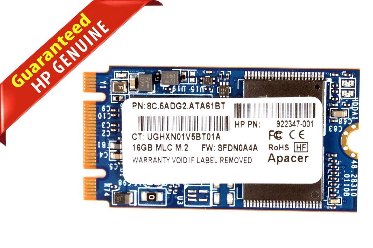 New HP 743486-001 922347-001 Apacer 16GB MLC M.2 SSD NGFF 2240SS Flash Memory New HP 743486-001 922347-001 Apacer 16GB MLC M.2 SSD NGFF 2240SS Flash Memory