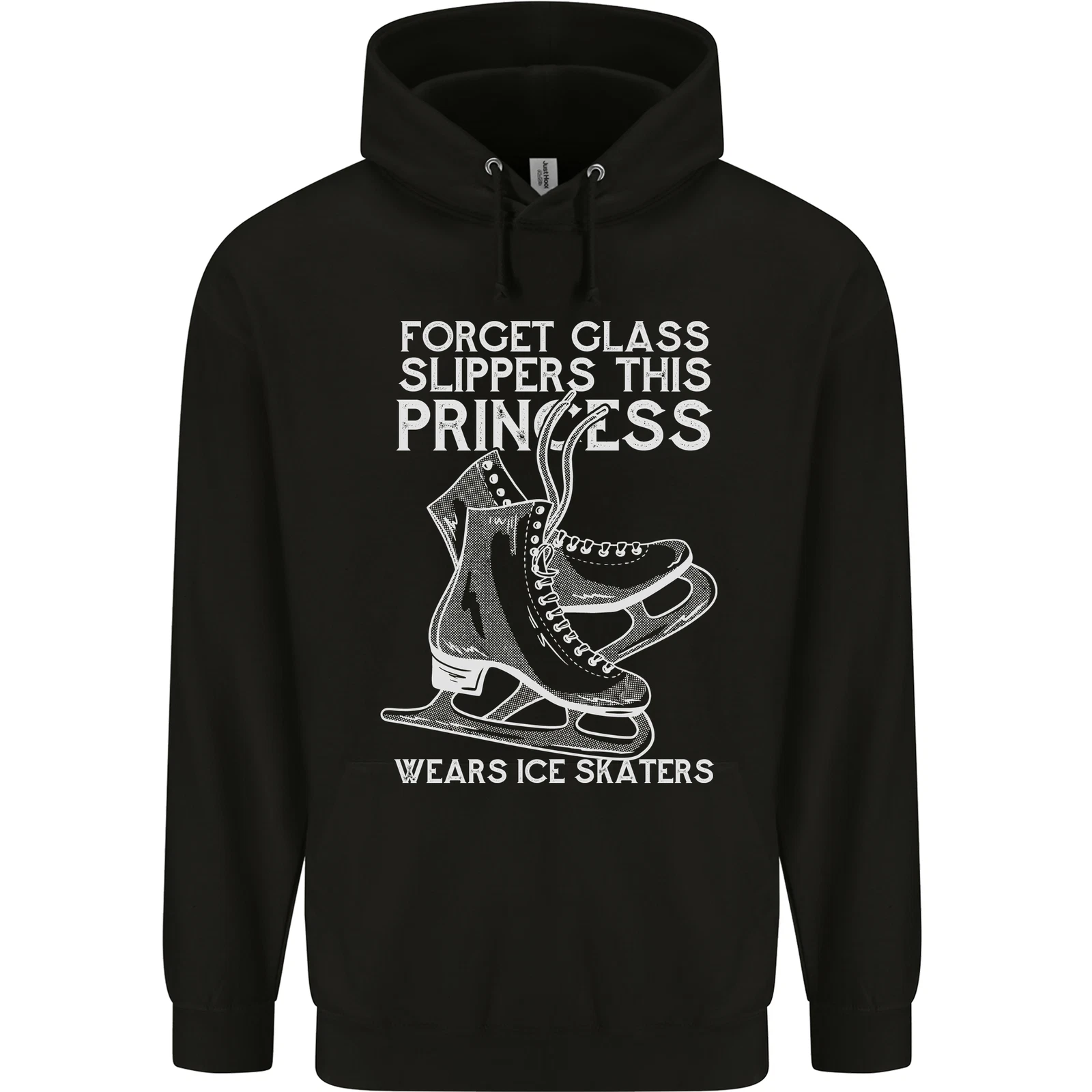 Funny This Princess Wears Ice Skates Skater Childrens Kids Hoodie