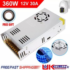 LED Strip Lighting Parts DC 12V 30A 360W Voltage Transformer Switch Power Supply