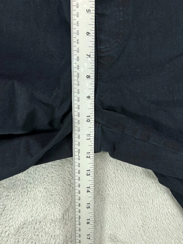 Isaac Mizrahi Live Pants Womens 10 Blue Stretchy Pull On Elastic Waist 33x30 - Image 3 of 4