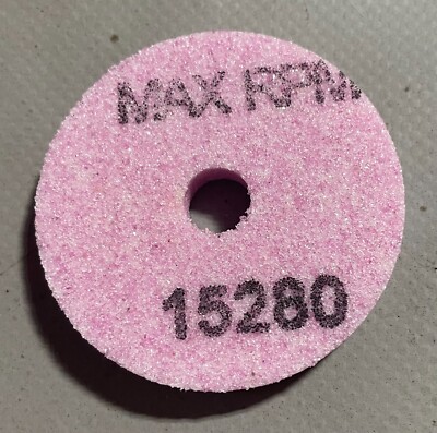 Radiac 2'' x 1/4'' x 3/8'' Arbor Hole Grinding Wheel 15280 Max RPM - Pack of 5