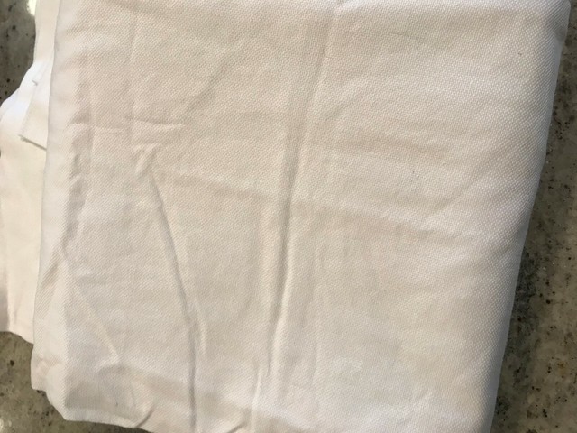 Pottery Barn Peyton Linen Cotton Curtain Drape 50 X 108 White