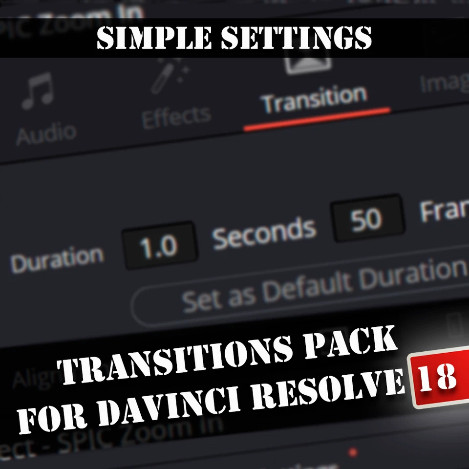 Davinci Resolve 18 Transitions Pack. 1700+ Transitions for video. - Image 3 of 4