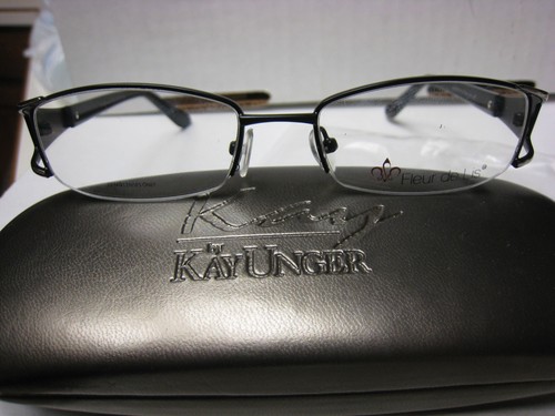 FLEUR DE LIS Eyeglass Frames BOUQUET in BLACK   51-17-135   