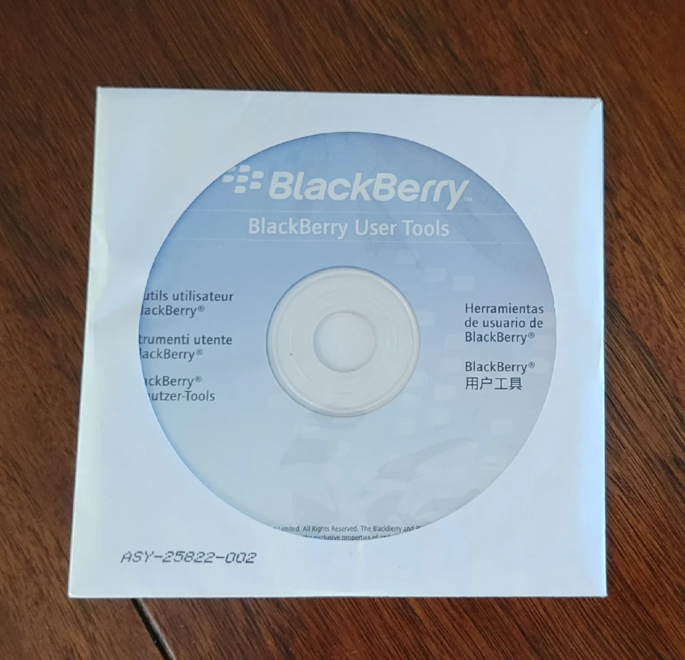 CD/SOFTWARE BLACKBERRY USER TOOLS 2006 Foto 3 de 3