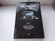 *L & K SKODA : 1895 -1995* Laurin & Klement Part I  H/B
