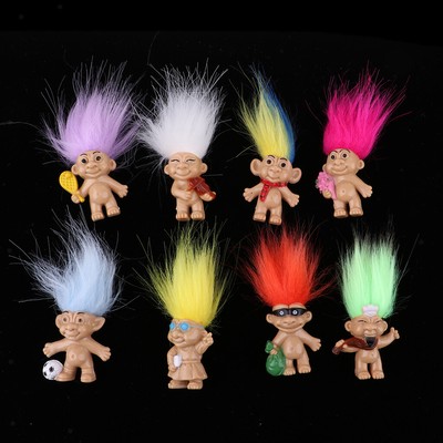 little dolls with colored hair