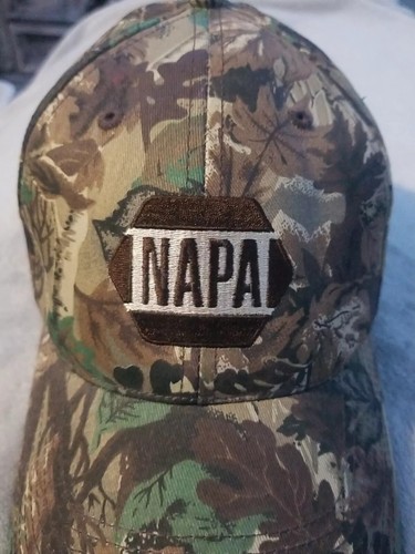 Cappello berretto NAPA mimetico Signature Series Larry Csonka cinturino posteriore camionista - Foto 3 di 9