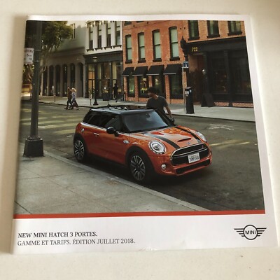 SORTIMENT 2018 NEW MINI HATCH ONE COOPER S (42-seitiges Heft) - Wie Neu
