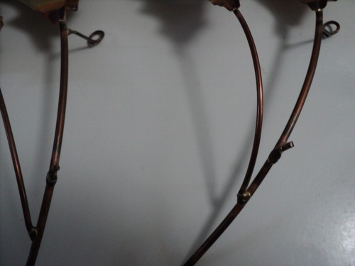Copper Brass Maple Leaves Wall Decor - Set of 2 11" x 6"--- Please Read - Picture 2 of 2