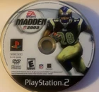 Madden NFL 2003 (Sony PlayStation 2/PS2, 2002) NO TRACKING!