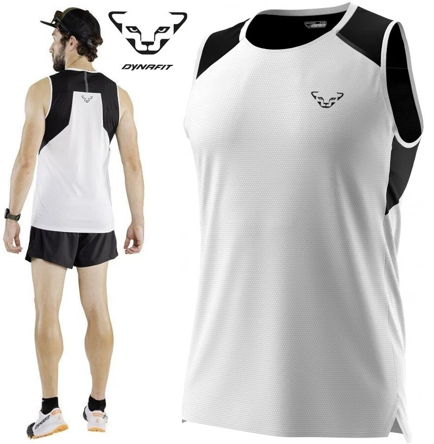 DYNAFIT sky tank trail run shirt anti odor ultralight wicking breathable mens M