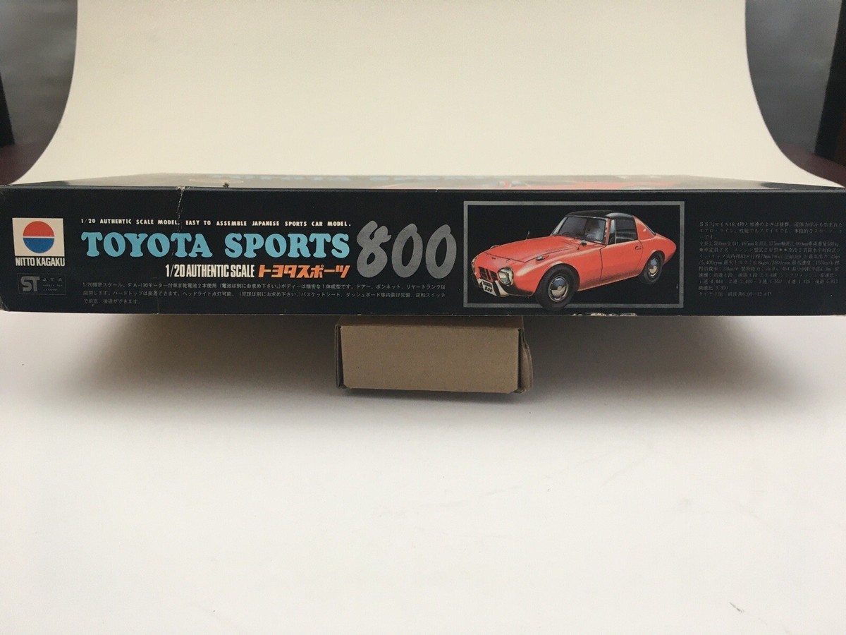 Rare Nitto Kagaku 1/20 Toyota Sports 800 Motorized Plastic