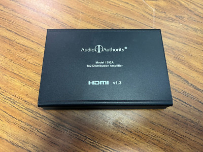 Audio Authority Model 1392a 1x2 Distribution Amplifier HDMI V1.3
