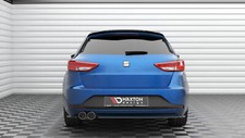 Heck Ansatz Flaps Diffusor V.3 für Seat Leon FR Sportstourer Mk3 schwarz glanz 