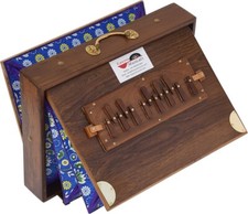 Shruti Box Teak Wood Size 16  X 12  X 3   Inches 432 Hz, Lower Tone, Carry Bag