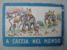libro pop up collana "armonie" a caccia nel mondo ed.piccoli anni 50
