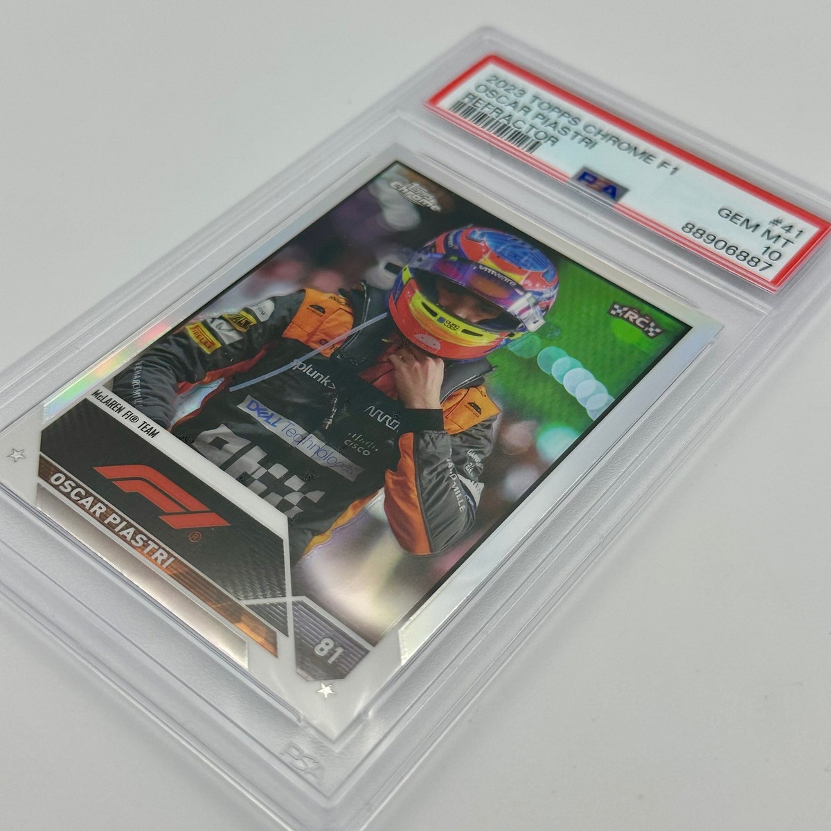 PSA10ルーキーピアストリOSCAR PIASTRI RC REFRACTOR Rookie Card - PSA 10 - Oscar Piastri #40 - Refractor - 2023