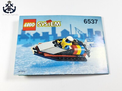 LEGO 1990s System Classic Town Hydro Racer INSTRUCTIONS Manual For Set 6537 CITY