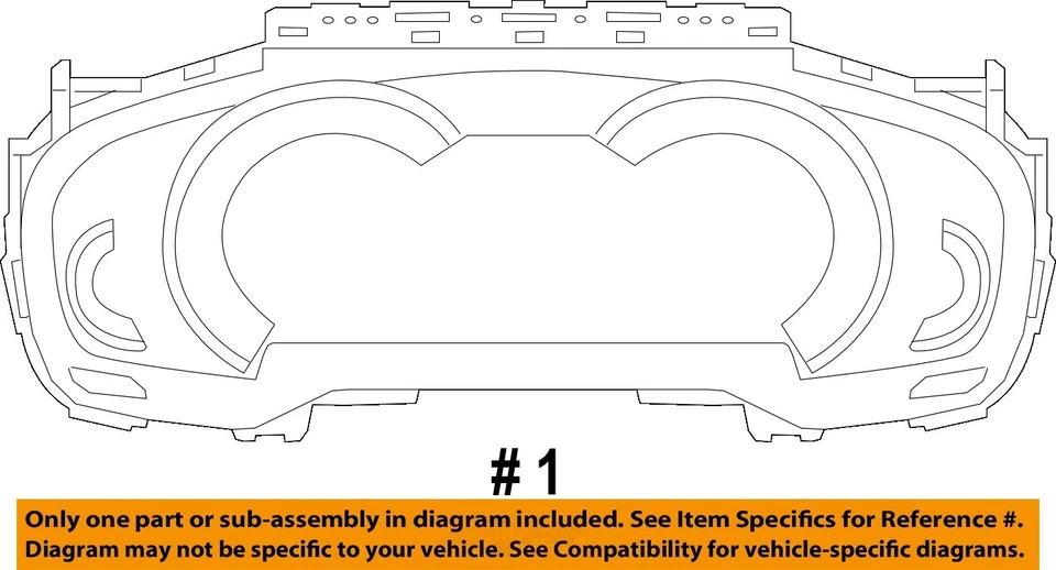 Medidor de velocímetro usado serve: 2016 Bmw 750I display multifuncional grau A - Imagem 3 de 4