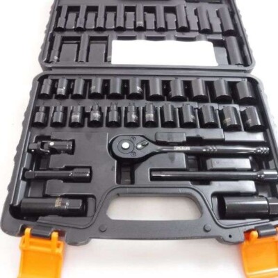 TackLife SWS2A 47Pc 3/8'' Drive Socket Set - SAE & Metric 