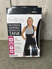 Slim Trim Neoprene Slimming Hourglass Tank Top Women Size Small Exercise