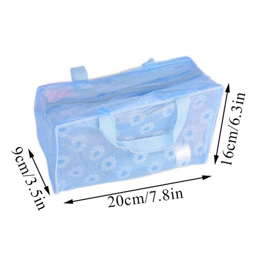 Travel Storage PVC Makeup Bag Bath Toiletry Bag Organizer Case Cosmetic Pouch - Picture 3 of 24