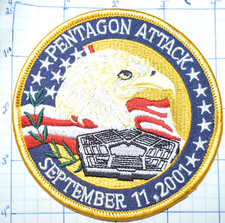 WASHINGTON DC PENTAGON ATTACK 9-11 POLICE FIRE DEPT PATCH