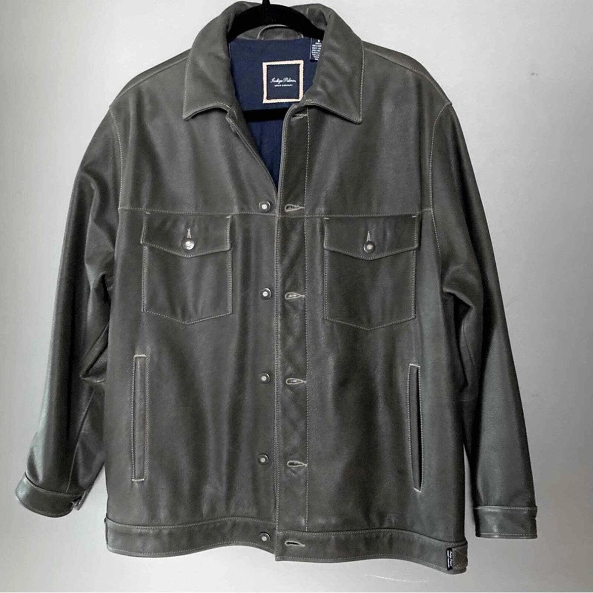Tommy bahama men's leather deals jacket