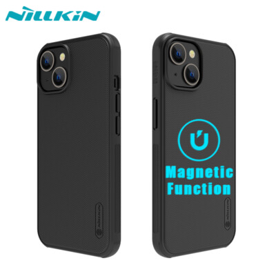 Nillkin for iPhone 13 Case Lens Magnetic Frosted Heavy Duty Back Cover