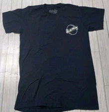 Blue Moon Beer Navy Blue T-Shirt Size Small Double Sided Tee Luv Denver Colorado