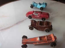 Vintage Tootsie Toy 4 CAR LOT 1/64 Made In USA 60'S DIECASTS TOYS