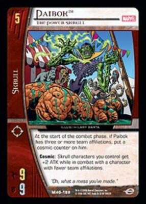 VS System: Paibok, The Power Skrull [Played] VS: Marvel Heralds of Galactus TCG