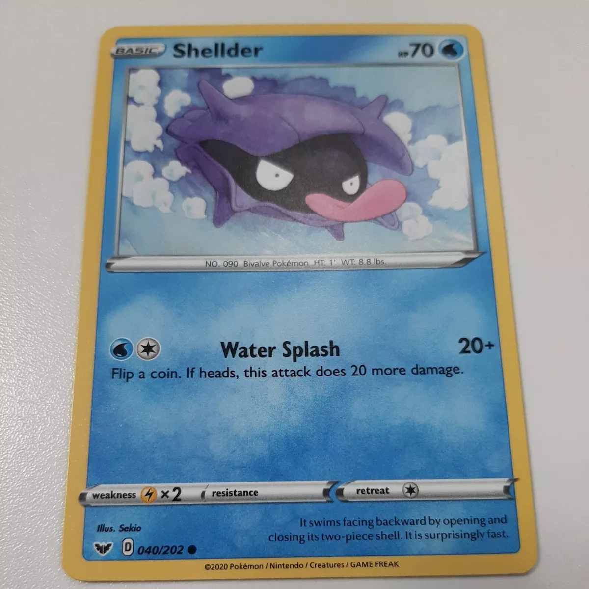 Shellder - 040/202 - Common - Pokemon » Sword & Shield - Base Set