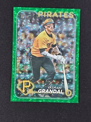 2024 Topps Update #US333 Yasmani Grandal Green Crackle Foilboard #/499