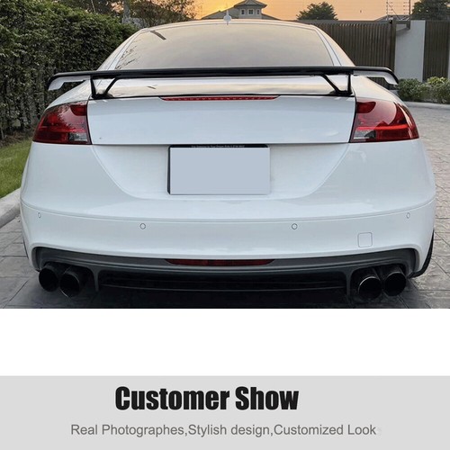 Gloss Black Rear Trunk Spoiler Wing Lip For Audi TT MK2 8J TTS Coupe 2008-2014 - Picture 5 of 14