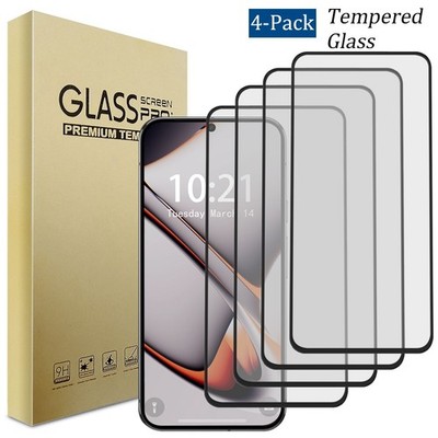 4X For Google Pixel 10 Pro XL/Pixel 10 Pro/10 Tempered Glass Screen Protector