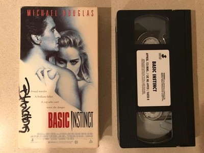 Basic Instinct (VHS, 1992) Michael Douglas, Sharon Stone