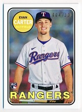 2024 Topps Transcendent Evan Carter Through The Years Rc #EC-1969 (004/100)