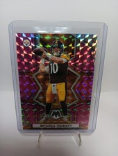 2022 Panini Mosaic - Mitchell Trubisky #162 Camo Pink Mosaic Prizm