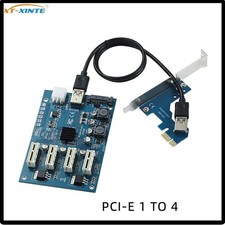 PCIe to PCI Express 1 to 4 Slot Riser Card M.2 PCIE PCI Express Extender Adapter