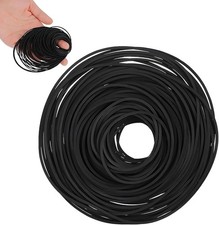 56pcs Premium Recorder Rubber Drive Belt Set Black for Dvd CD Vcr Cassette