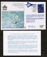 Concorde 1979 Flown Cover Signed by Captain Pete Duffey